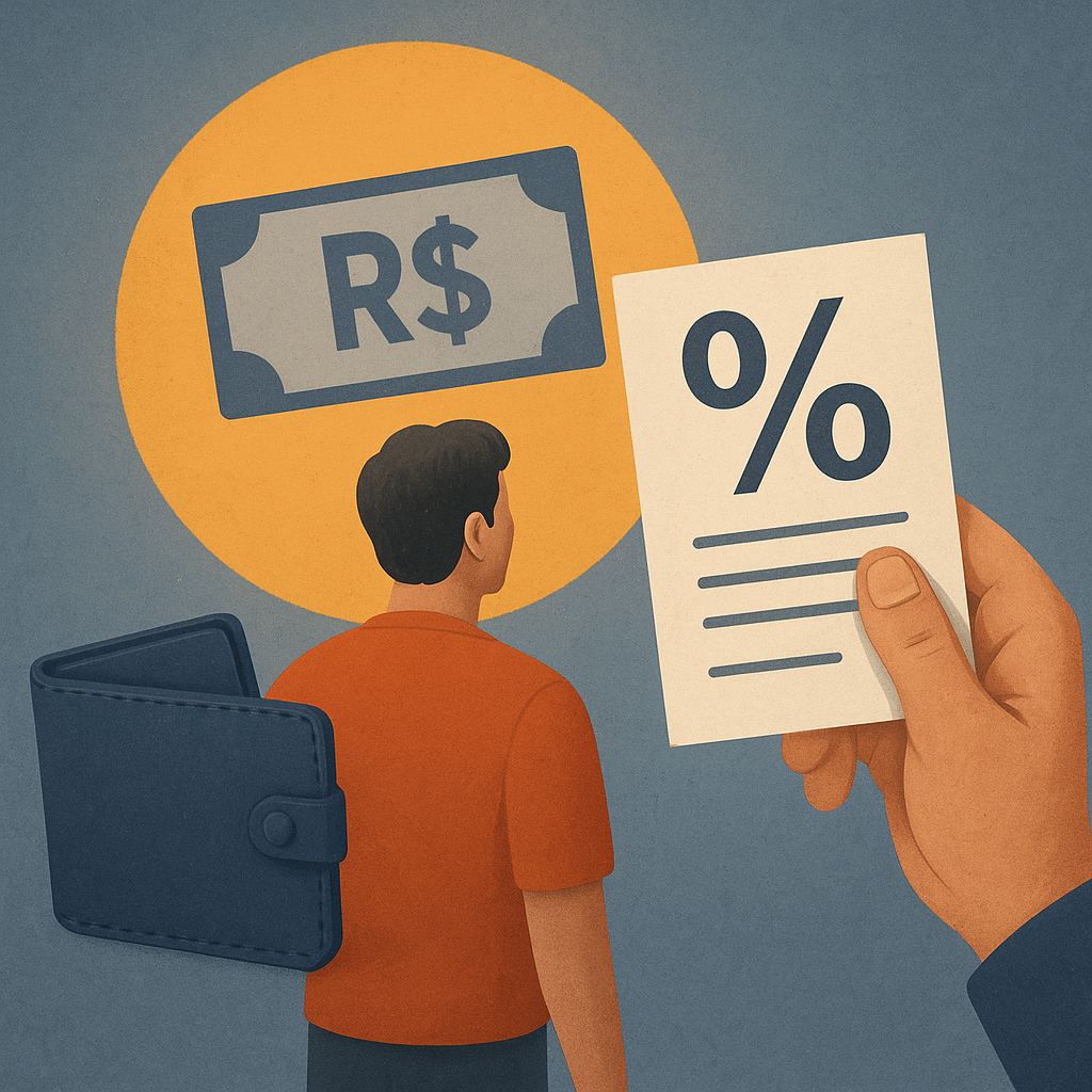 Imagem editorial de produto para empréstimos no Brasil